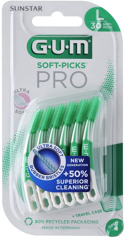 GUM SOFT PICK PRO LARGE 30 PEZZI - Farmaunclick.it