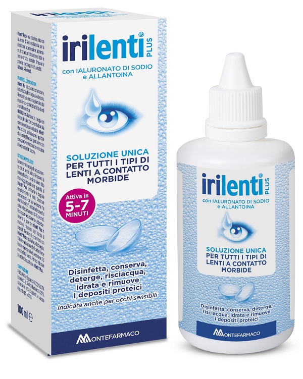SOLUZIONE UNICA PER LENTI A CONTATTO IRILENTI 100 ML - Farmaunclick.it