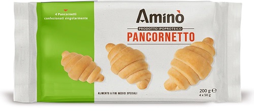 AMINO' PANCORNETTO IPOPROTEICO 4 PEZZI X 50 G - Farmaunclick.it