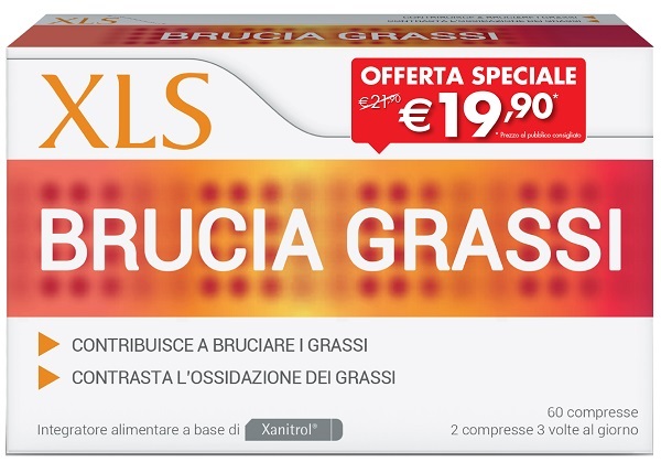 XLS BRUCIA GRASSI 60 COMPRESSE TAGLIO PREZZO - Farmaunclick.it