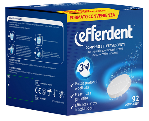 EFFERDENT 92 COMPRESSE EFFERVESCENTI - Farmaunclick.it