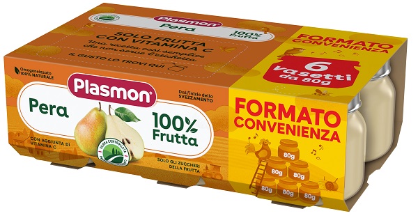 PLASMON OMOGENEIZZATO PERA 6X80 G - Farmaunclick.it