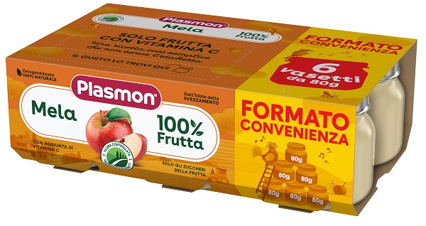 PLASMON OMOGENEIZZATO MELA 6X80 G - Farmaunclick.it