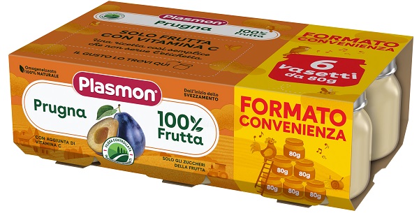 PLASMON OMOGENEIZZATO PRUGNA 6X80 G - Farmaunclick.it