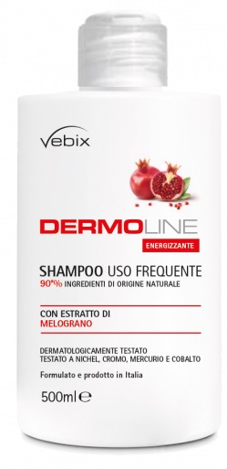 VEBIX DERMOLINE MELOGRANO SHAMPOO USO FREQUENTE 500 ML - Farmaunclick.it