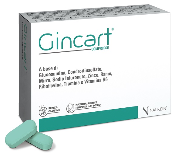 GINCART 30 COMPRESSE RIVESTITE DA 1,25 G SENZA GLUTINE NATURALMENTE PRIVO DI LATTOSIO - Farmaunclick.it