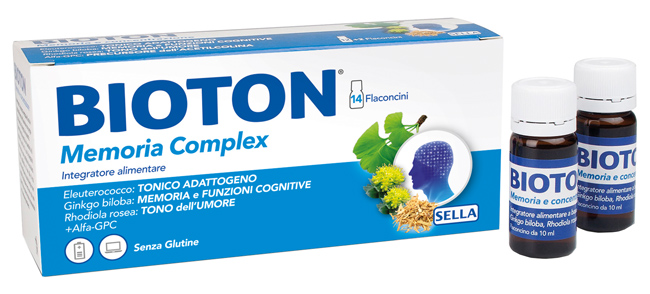 BIOTON MEMORIA COMPLEX 14 FLACONCINI DA 10 ML - Farmaunclick.it