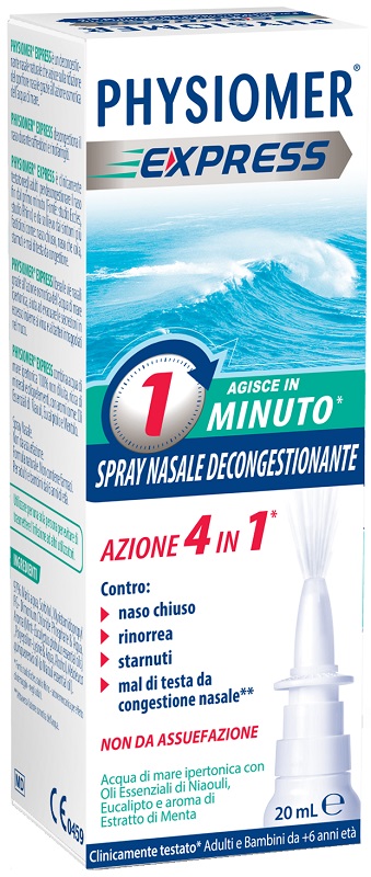 PHYSIOMER EXPRESS SPRAY 20 ML - Farmaunclick.it