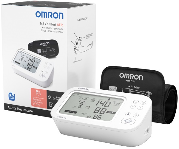 SFIGMOMANOMETRO DA BRACCIO OMRON M6 COMFORT AFIB - Farmaunclick.it