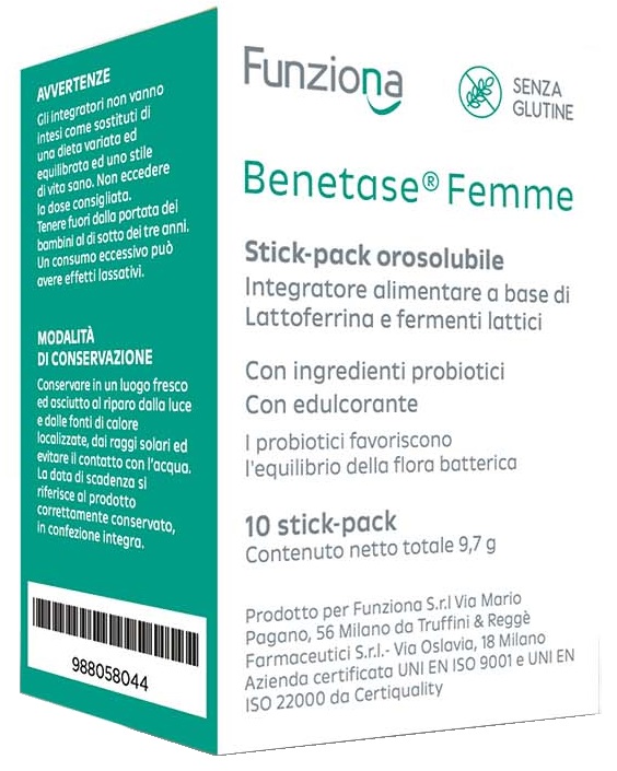 BENETASE FEMME 10 STICK PACK - Farmaunclick.it