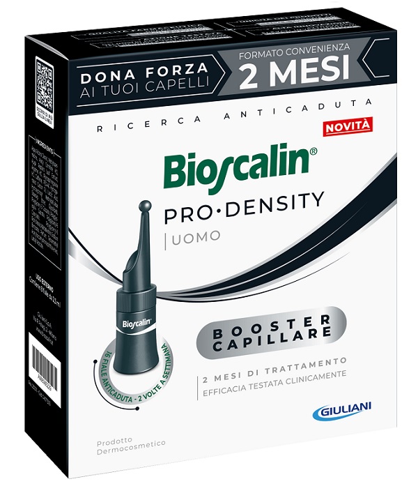BIOSCALIN PRO DENSITY UOMO BOOSTER CAPILLARE 16 FIALE X 2,5ML - Farmaunclick.it