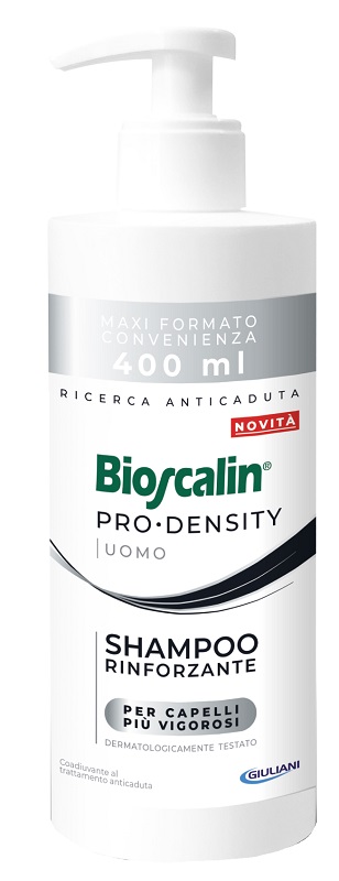 BIOSCALIN PRO DENSITY UOMO SHAMPOO RINFORZANTE 400 ML - Farmaunclick.it