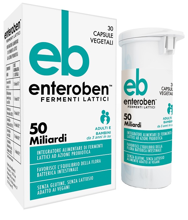 ENTEROBEN 50MLD 30 CAPSULE VEGETALI - Farmaunclick.it