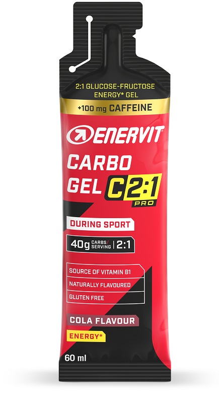 ENERVIT C2 1 PRO CARBO GEL COLA CON CAFFEINA 60 ML - Farmaunclick.it
