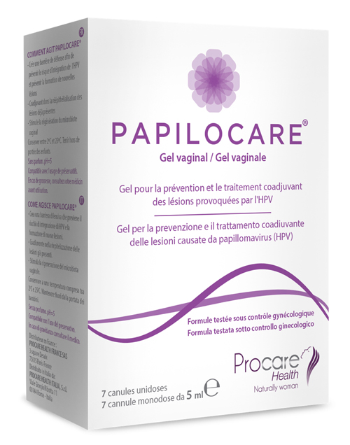 PAPILOCARE GEL VAGINALE 7 CANNULE MONODOSE X 5 ML - Farmaunclick.it