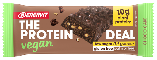 ENERVIT PROTEIN DEAL CHOCO CAKE VEGAN 40 G - Farmaunclick.it