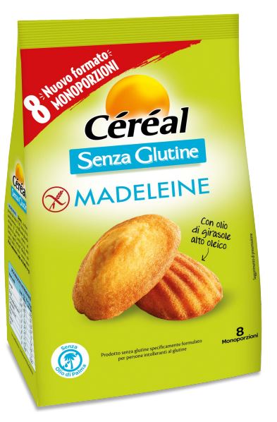CEREAL MADELEINE SENZA GLUTINE 8 PEZZI DA 28,5 G - Farmaunclick.it