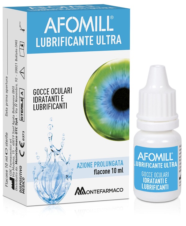 AFOMILL LUBRIFICANTE ULTRA GOCCE OCULARI 10 ML - Farmaunclick.it