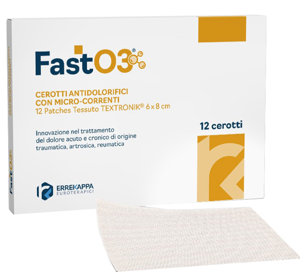 CEROTTI ANTIDOLORIFICI FASTO3 6X8CM 12 PEZZI - Farmaunclick.it