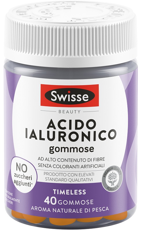 SWISSE ACIDO IALURONICO 40 GOMMOSE - Farmaunclick.it