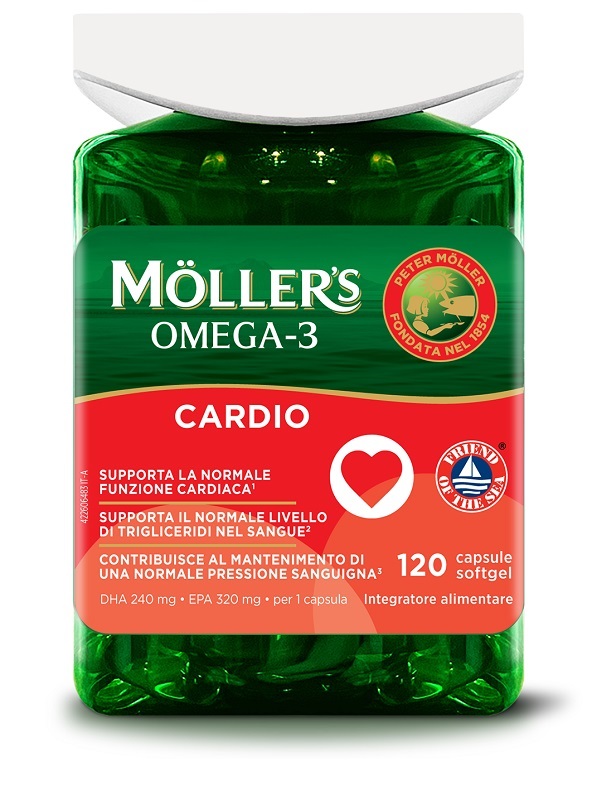 MOLLER'S OMEGA 3 CARDIO 120 CAPSULE - Farmaunclick.it