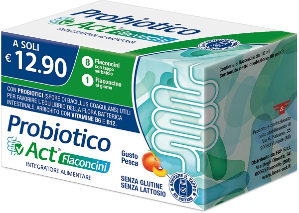 PROBIOTICO ACT 8 FLACONCINI - Farmaunclick.it
