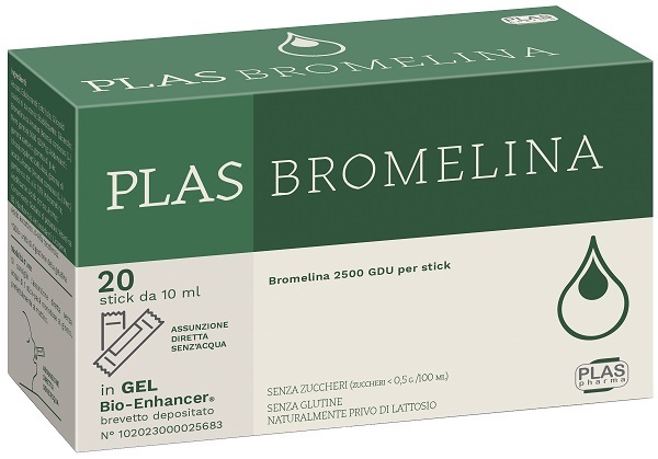 PLAS BROMELINA 20 STICK PACK - Farmaunclick.it