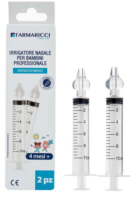 IRRIGATORE NASALE BAMBINI FARMARICCI 2 PEZZI - Farmaunclick.it