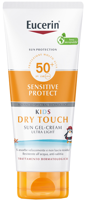 EUCERIN SUN KIDS DRY TOUCH GEL CREAM SPF50+ 200 ML - Farmaunclick.it