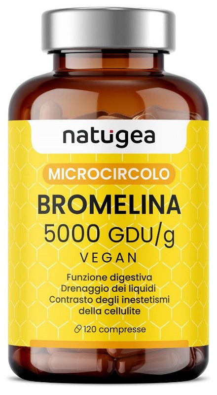 NATUGEA BROMELINA 5000 5000 GDU/G 120 COMPRESSE - Farmaunclick.it