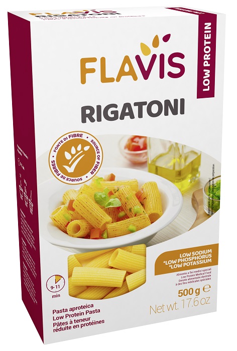 FLAVIS RIGATONI APROTEICI 500 G - Farmaunclick.it