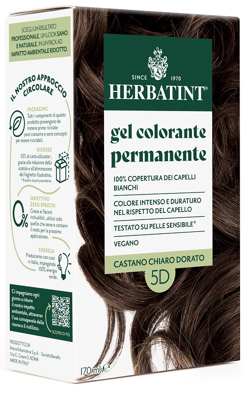 HERBATINT 5D CASTANO CHIARO DORATO 170 ML - Farmaunclick.it