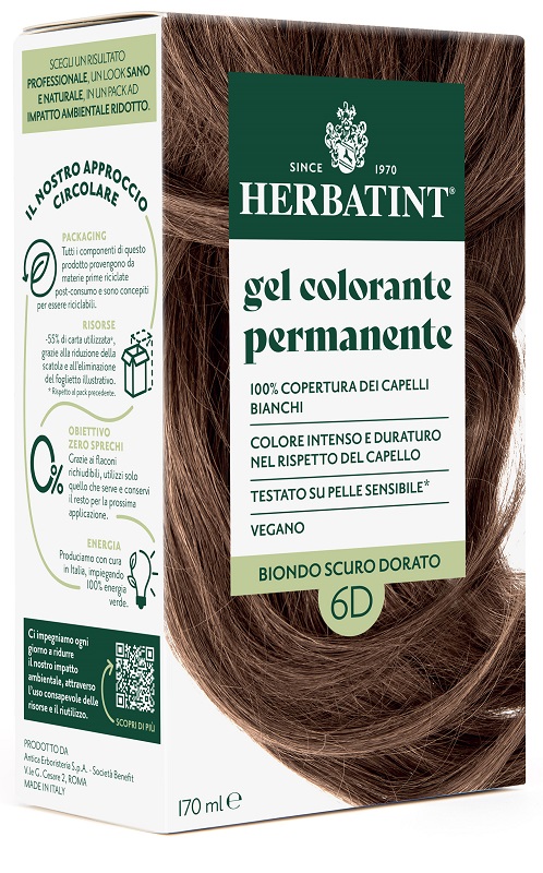 HERBATINT 6D BIONDO SCURO DORATO 170 ML - Farmaunclick.it