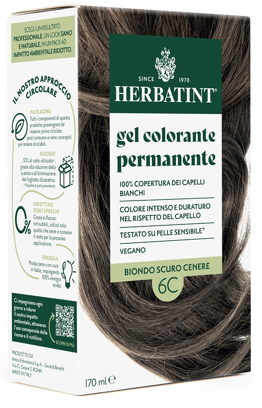 HERBATINT 6C BIONDO SCURO CENERE 170 ML - Farmaunclick.it