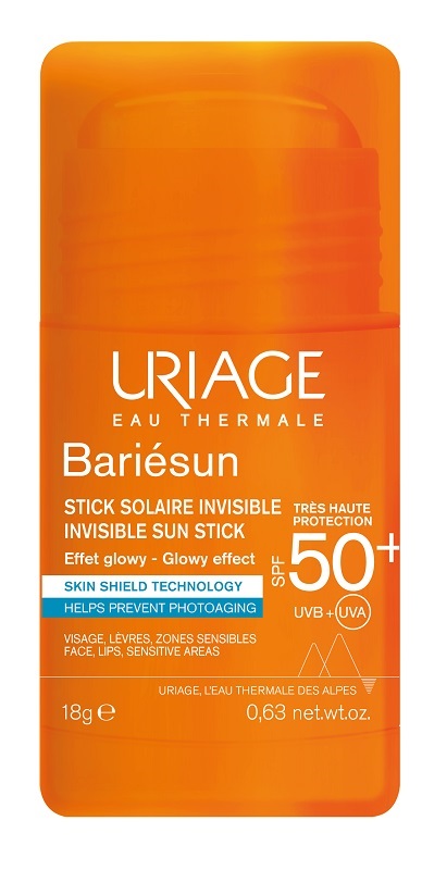 URIAGE EAU THERMALE BARIESUN SPF50+ STICK SOLAIRE INVISIBILE EFFET GLOWY 18 G - Farmaunclick.it