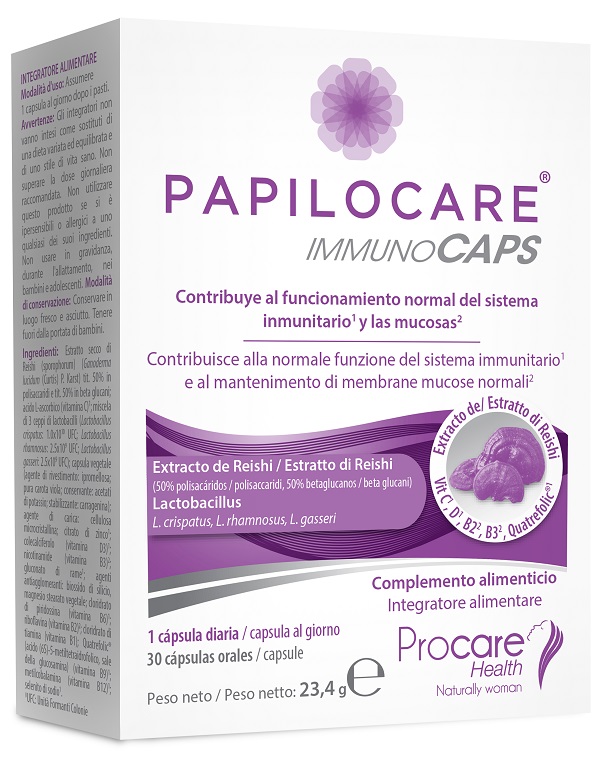 PAPILOCARE IMMUNOCAPS 30 CAPSULE - Farmaunclick.it