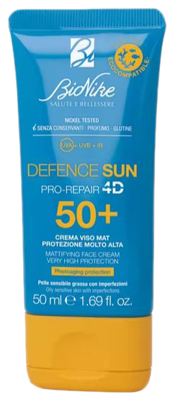 DEFENCE SUN 50+ CREMA VISO MAT 50 ML - Farmaunclick.it