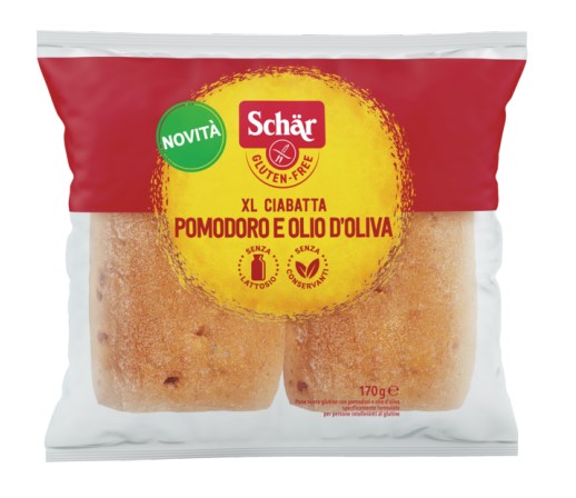 SCHAR XL CIABATTA POMODORI E OLIO D'OLIVA 2 PEZZI X 85 G - Farmaunclick.it