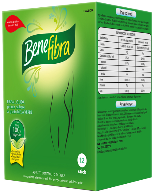 BENEFIBRA LIQUIDA 12 STICK DA 30 ML - Farmaunclick.it