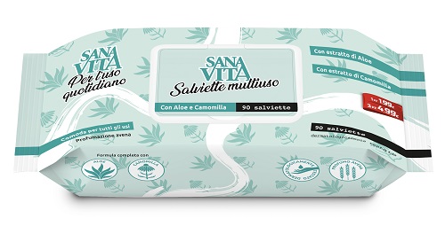 SANAVITA SALVIETTE MULTIUSO 90 PEZZI - Farmaunclick.it