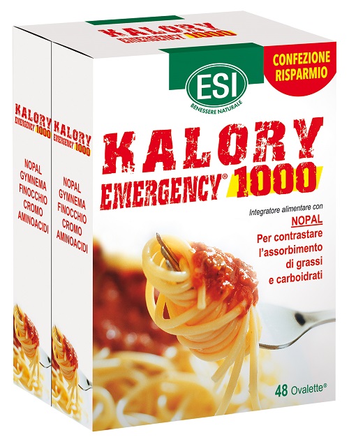 ESI KALORY EMERGENCY 1000 48 OVALETTE BIPACK - Farmaunclick.it