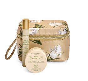 IRIS BIANCO MINI BEAUTY CASE PETALO 1 PROFUMO 15 ML + 1 CREMA PROFUMATA CORPO 75 ML - Farmaunclick.it