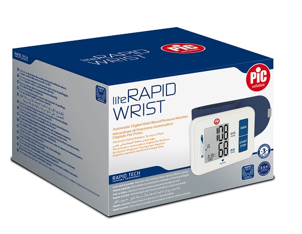 MISURATORE PRESSIONE AUTOMATICO PIC LITERAPID WRIST - Farmaunclick.it