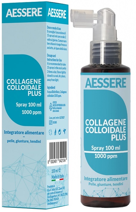 COLLAGENE COLLOIDALE PLUS 1000PPM 100 ML - Farmaunclick.it