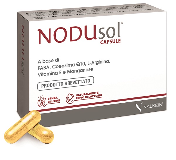 NODUSOL 30 CAPSULE 610 MG PRODOTTO BREVETTATO SENZA GLUTINE NATURALMENTE PRIVO DI LATTOSIO - Farmaunclick.it