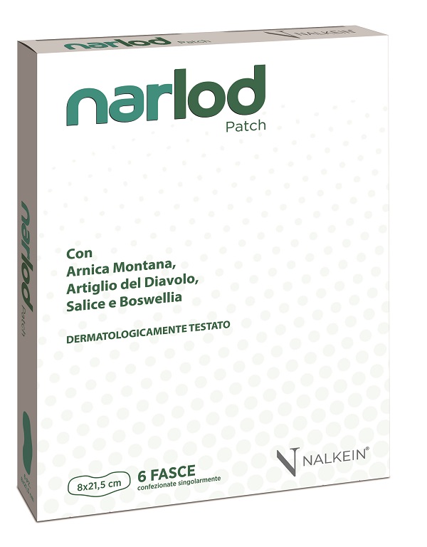 NARLOD PATCH 8X21,5 CM 6 PEZZI - Farmaunclick.it