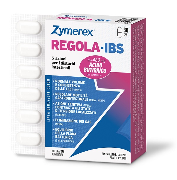 ZYMEREX REGOLA-IBS 30 COMPRESSE SENZA GLUTINE SENZA LATTOSIO - Farmaunclick.it