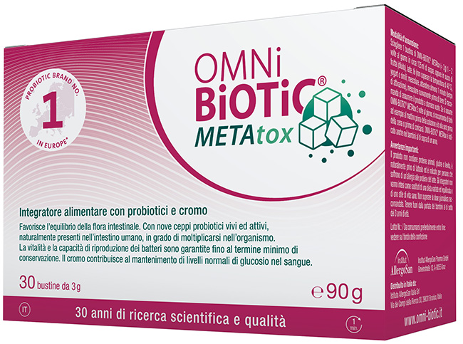 OMNI BIOTIC METATOX 30 BUSTINE 3 G SENZA GLUTINE SENZA LATTOSIO - Farmaunclick.it