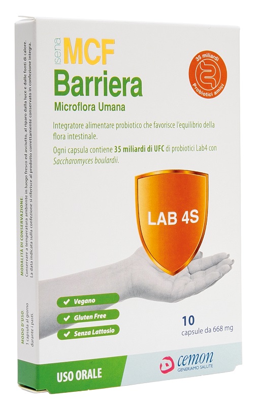 MCF BARRIERA 10 CAPSULE SENZA GLUTINE E LATTOSIO - Farmaunclick.it