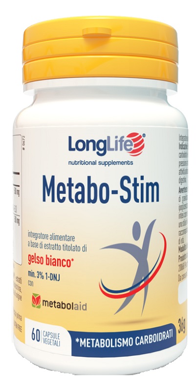 LONGLIFE METABO STIM 60 CAPSULE VEGETALI SENZA GLUTINE - Farmaunclick.it